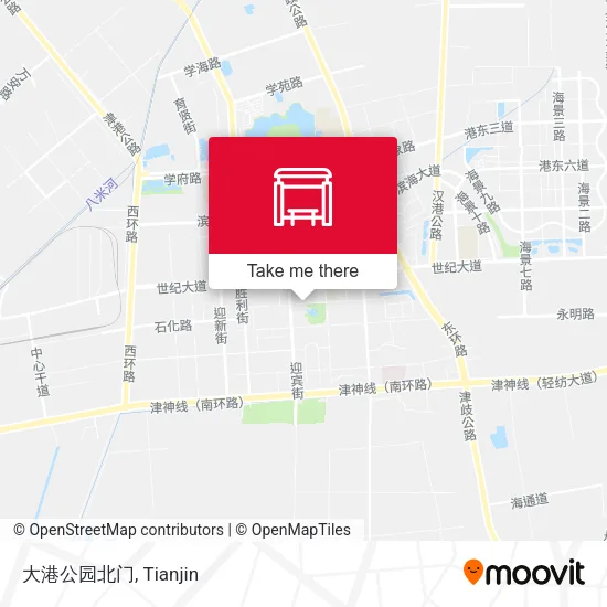 大港公园北门 map