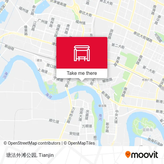 塘沽外滩公园 map