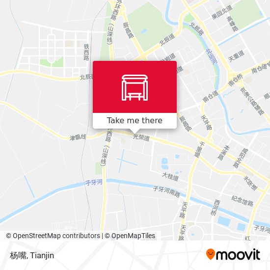 杨嘴 map