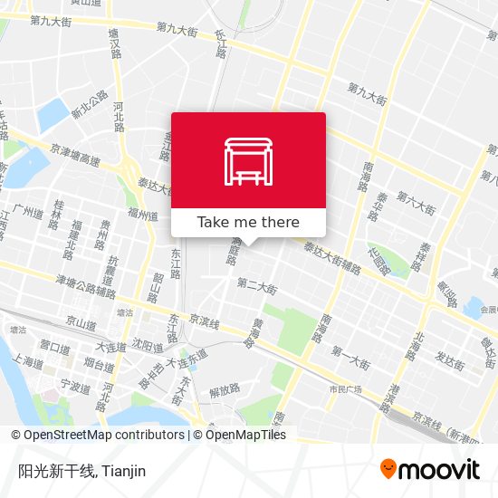 阳光新干线 map