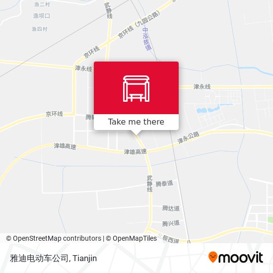 雅迪电动车公司 map