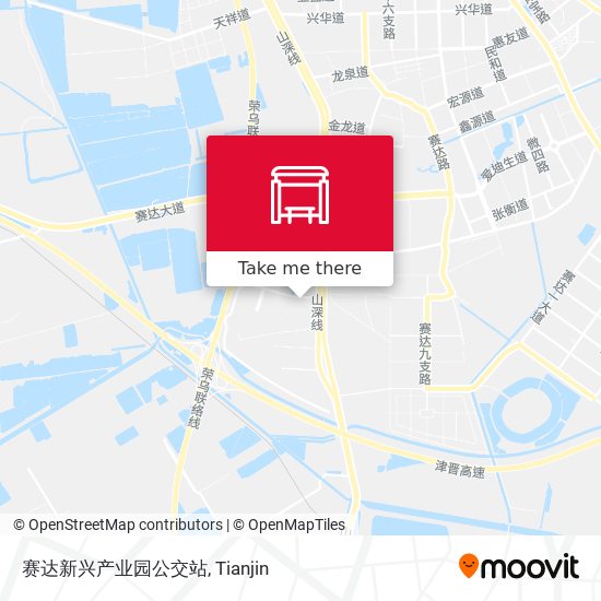 赛达新兴产业园公交站 map
