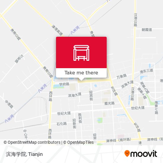 滨海学院 map