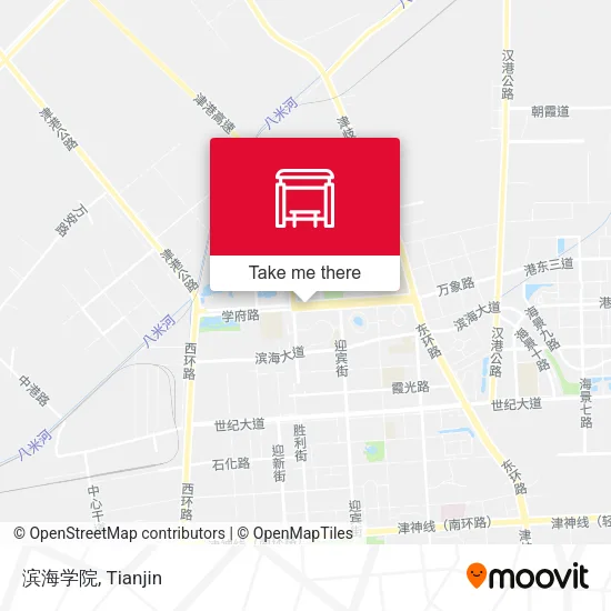 滨海学院 map