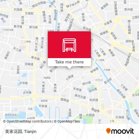 黄家花园 map