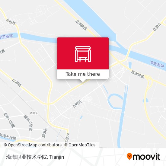 渤海职业技术学院 map