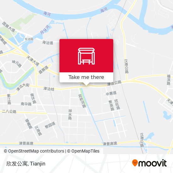欣发公寓 map