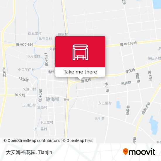 大安海福花园 map
