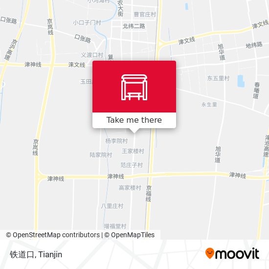 铁道口 map