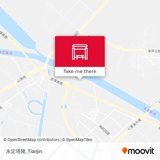 永定塔陵 map