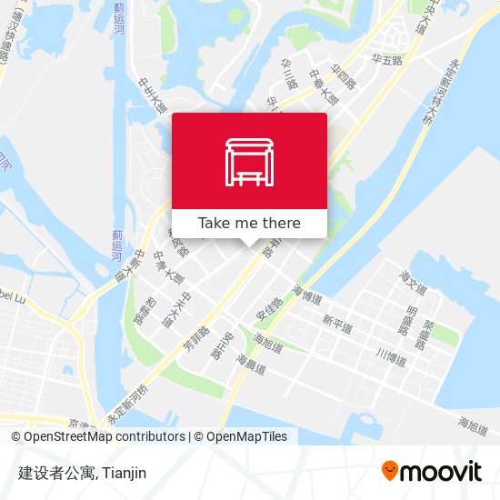 建设者公寓 map