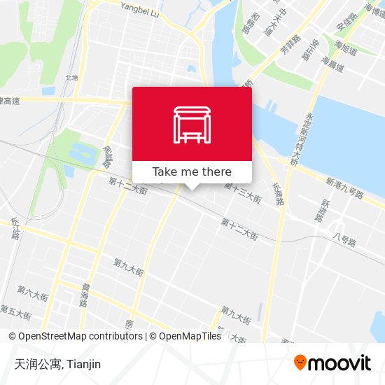 天润公寓 map