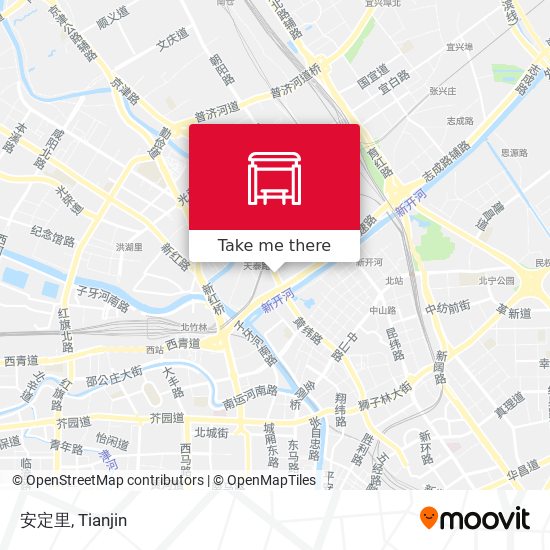 安定里 map