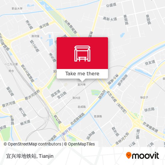 宜兴埠地铁站 map