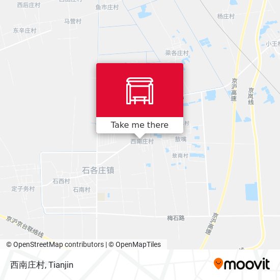 西南庄村 map