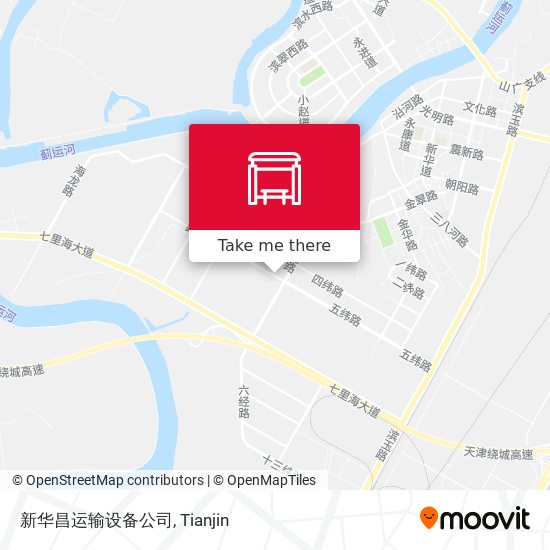 新华昌运输设备公司 map