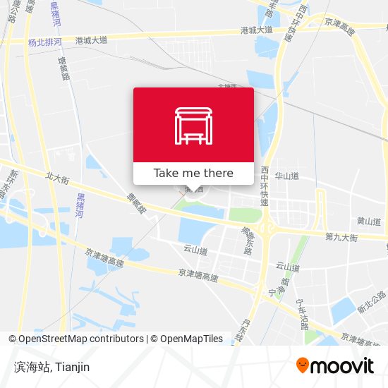 滨海站 map
