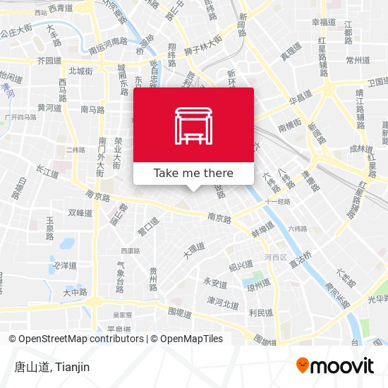 唐山道 map