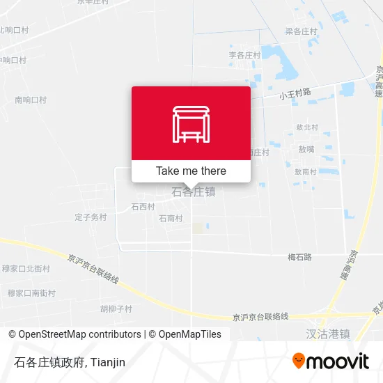 石各庄镇政府 map