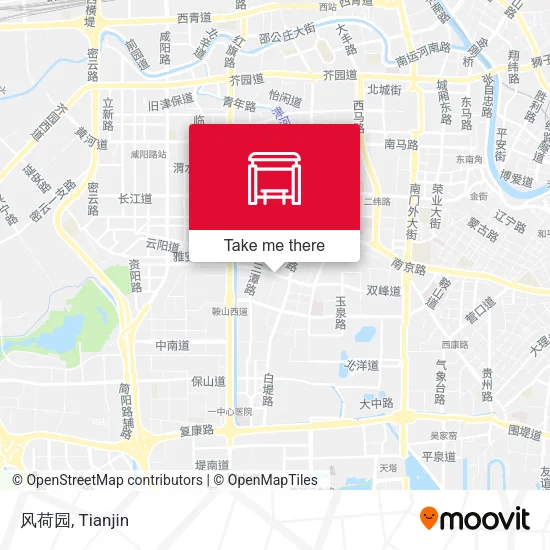 风荷园 map