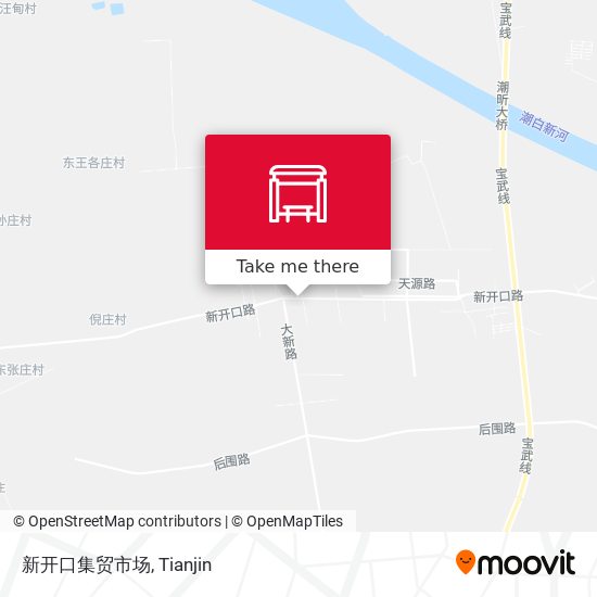 新开口集贸市场 map