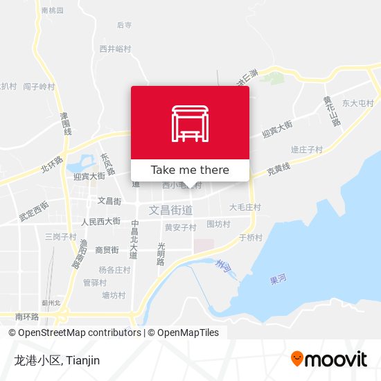 龙港小区 map