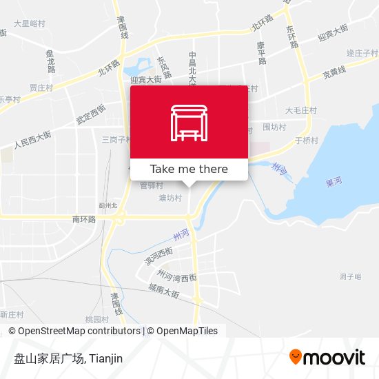盘山家居广场 map
