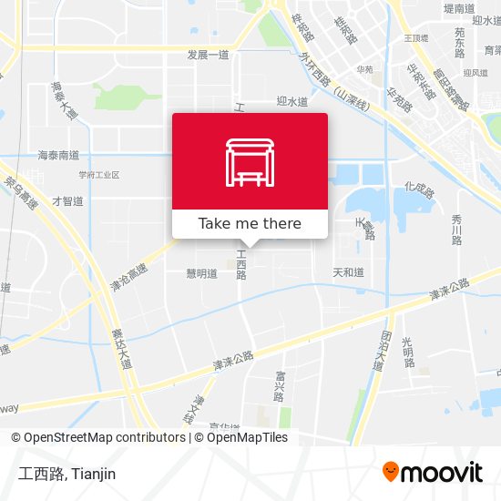 工西路 map