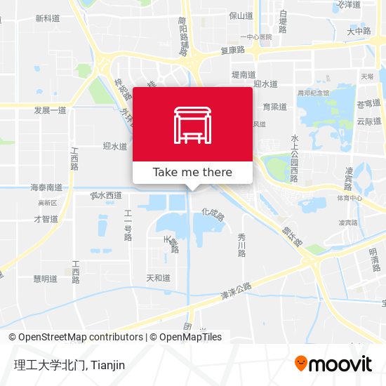 理工大学北门 map