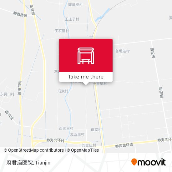 府君庙医院 map