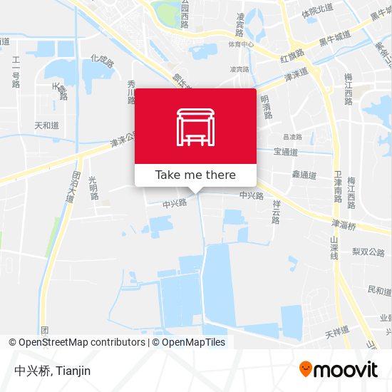 中兴桥 map