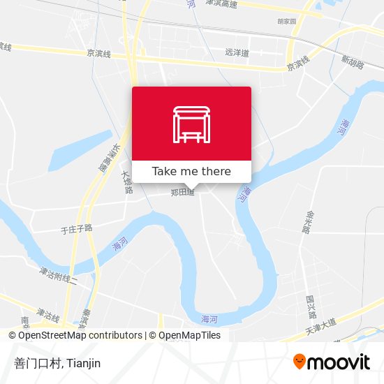 善门口村 map