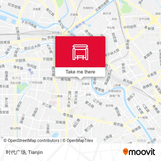 时代广场 map