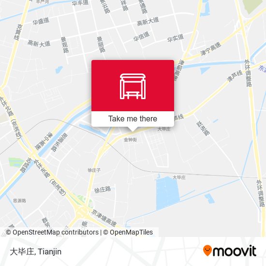 大毕庄 map