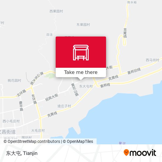 东大屯 map