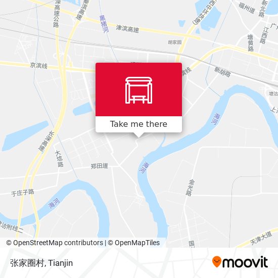 张家圈村 map