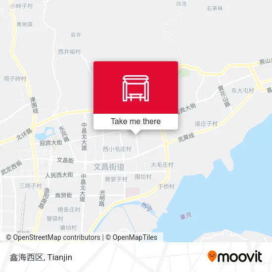 鑫海西区 map