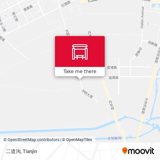 二道沟 map