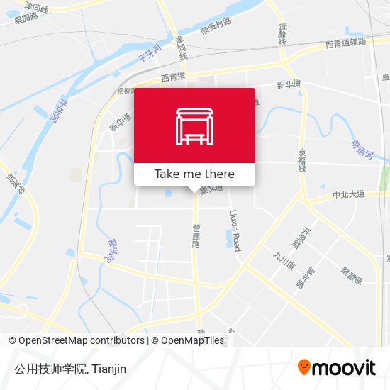 公用技师学院 map