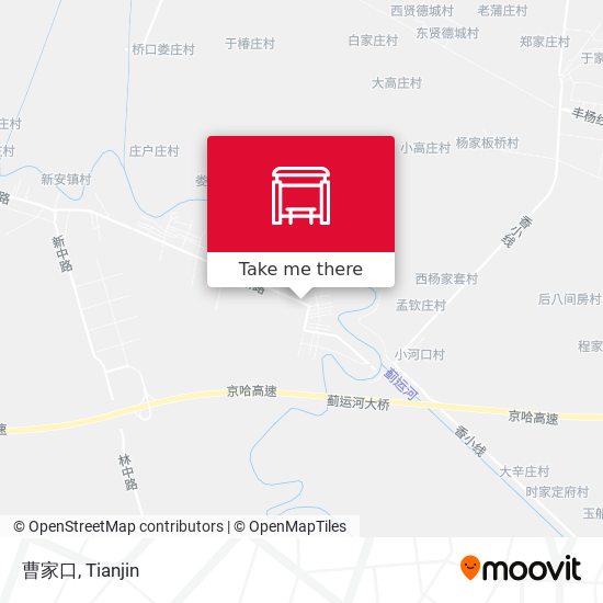 曹家口 map