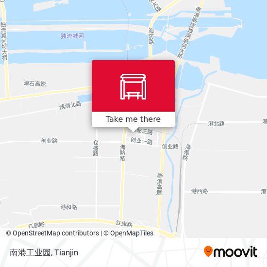 南港工业园 map