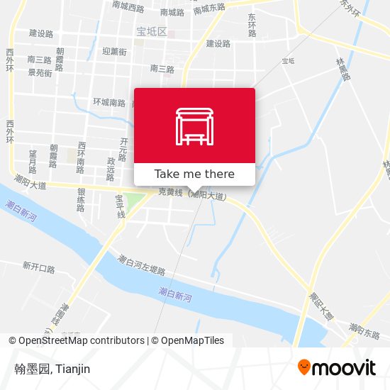 翰墨园 map