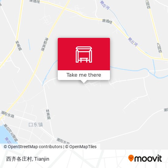 西齐各庄村 map