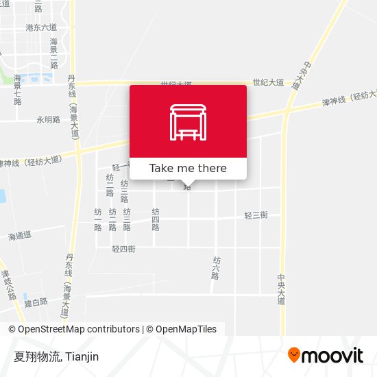 夏翔物流 map
