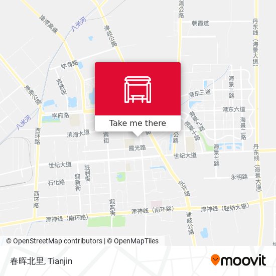 春晖北里 map