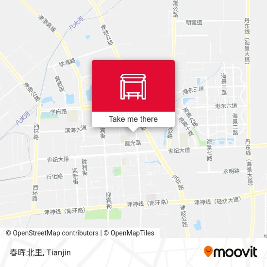春晖北里 map