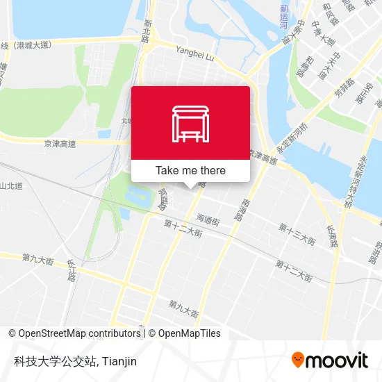 科技大学公交站 map