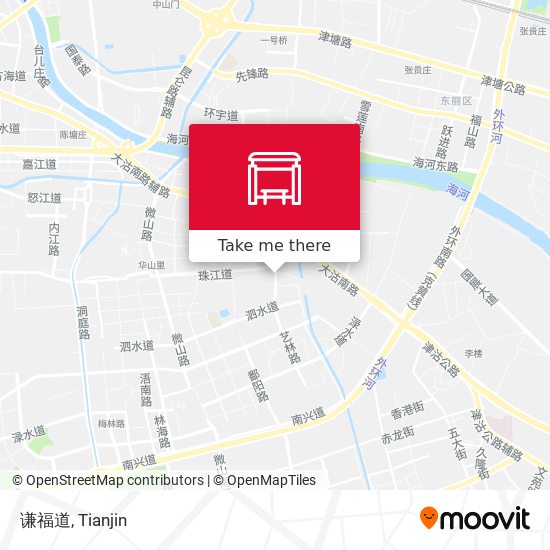谦福道 map