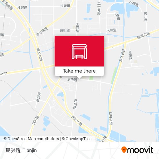 民兴路 map