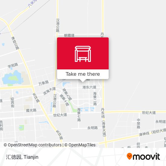 汇德园 map